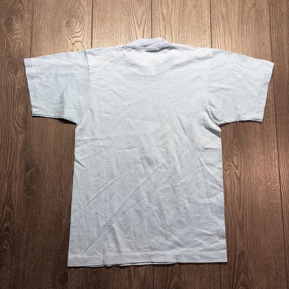 Vintage 1996 Snow White Seven Dwarfs Shirt Blue Medium Thin Disney - Picture 5 of 8